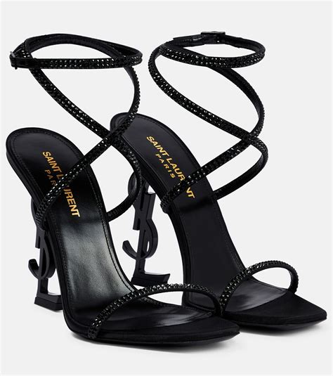 saint laurent opyum 110 ysl heeled sandals|saint laurent opyum heels.